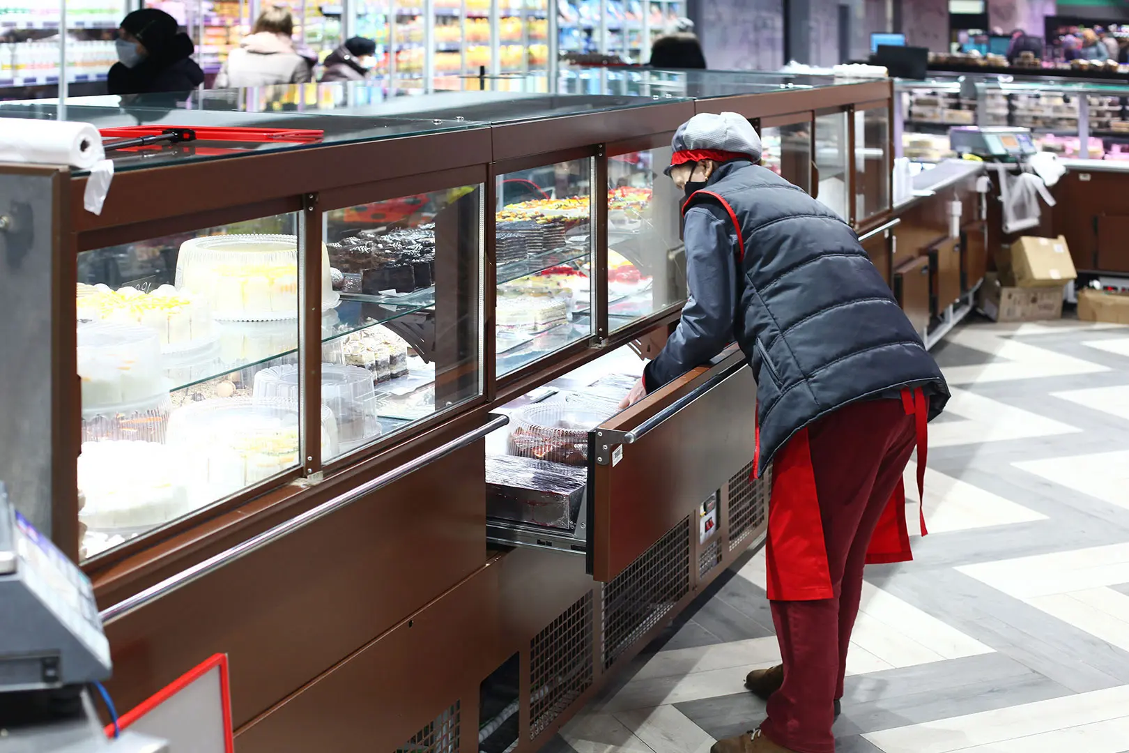 vitrine patisserie réfrigérée
