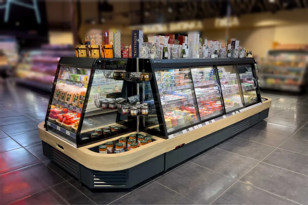 vitrine réfrigérée murale de 160cm de haut